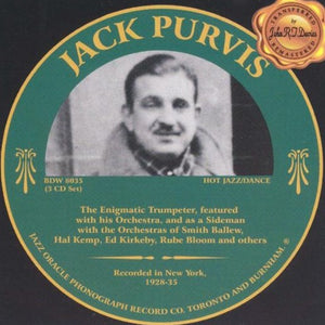 Jack Purvis 1928-35   3 CD set