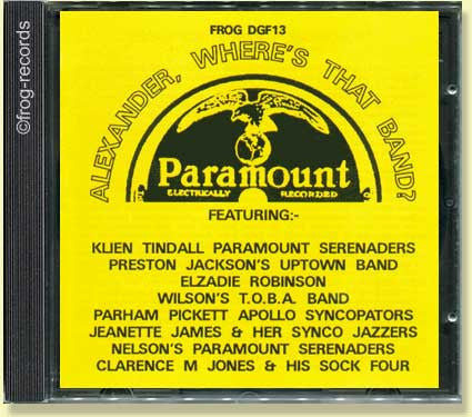 Paramount Recordings 1926-28: Alexander, Where's that Band?
