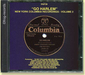 GO HARLEM New York Columbia Recordings - Volume 2