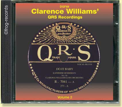 Clarence Williams QRS Recordings 2