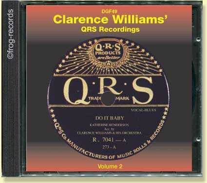 Clarence Williams QRS Recordings 2