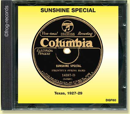 Texas 1927-29: Sunshine Special