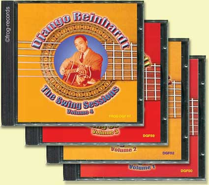 Django Reinhardt Vols 1-4 (4 CDs) – Frog Records